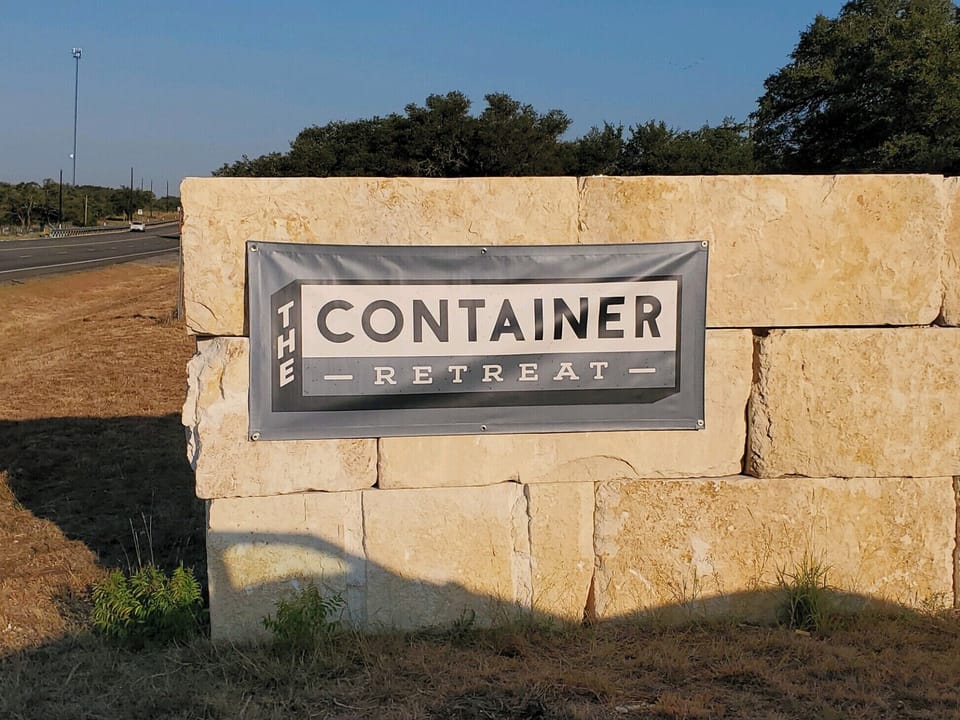 Temp sign at entrance