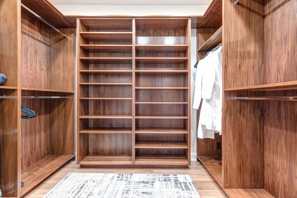 Spacious Master Closet