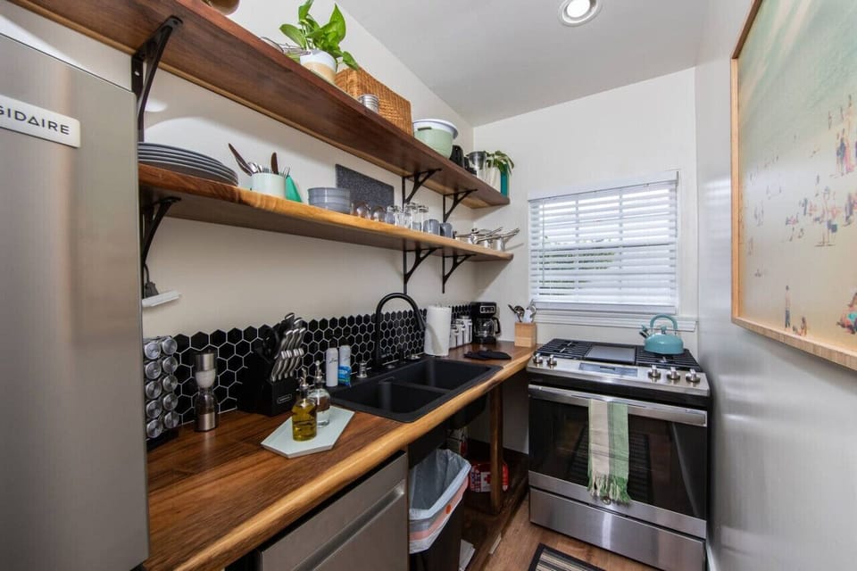 Unit A`s newly renovated kitchen perfect for your getaway or retreat!