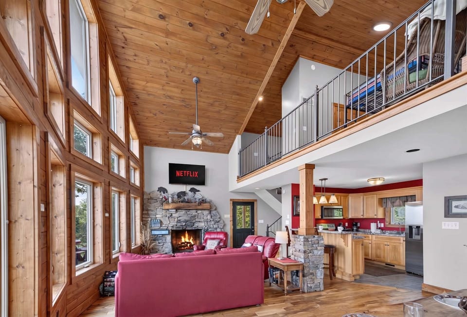 Second floor living room