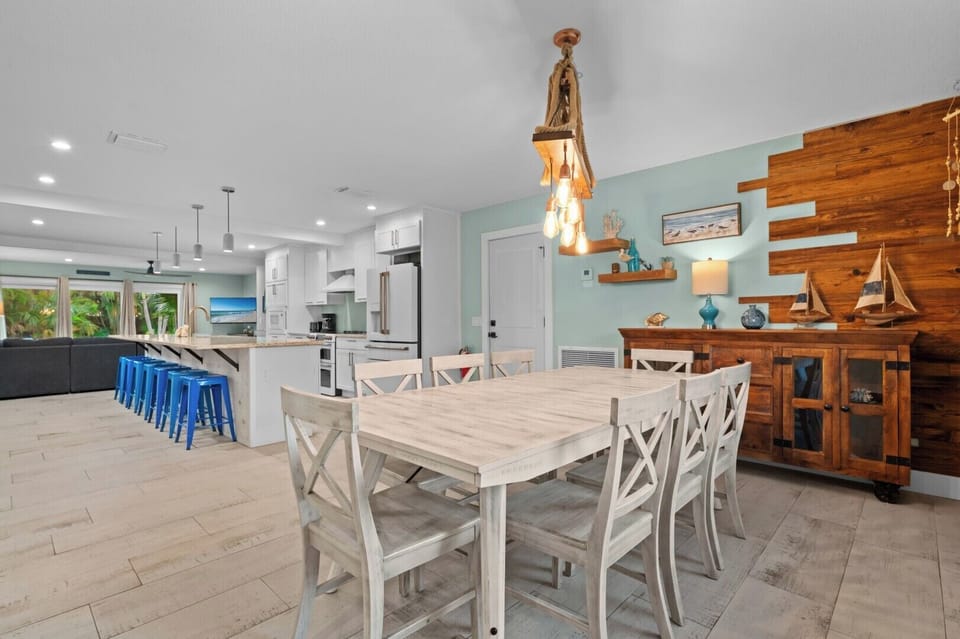 Open concept layout