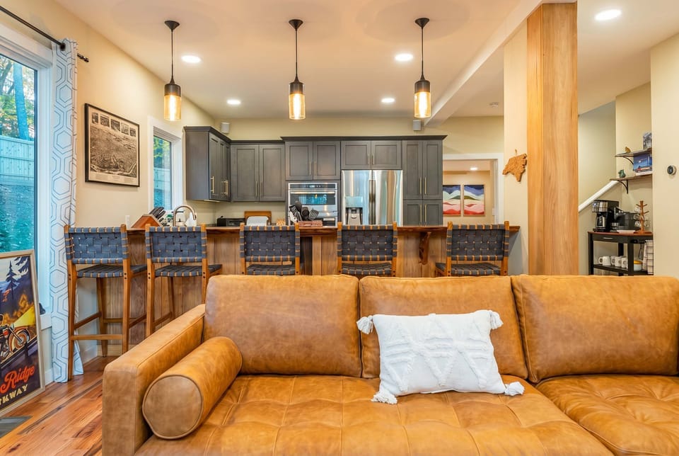 Make Yourself at Home – Our spacious living room is perfect for gathering, unwinding, and making memories.