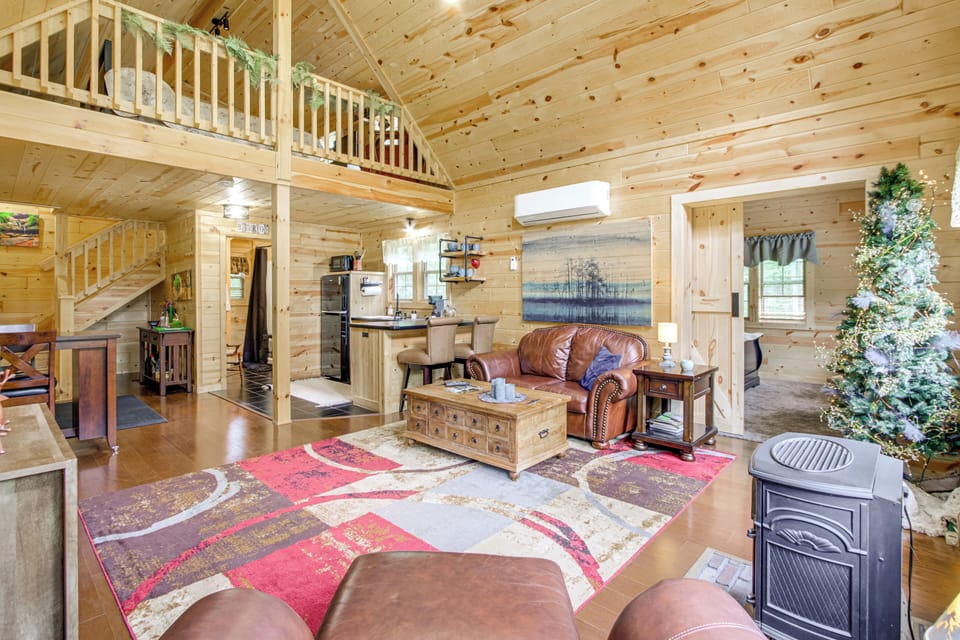 Living Room | Fireplace | Smart TV