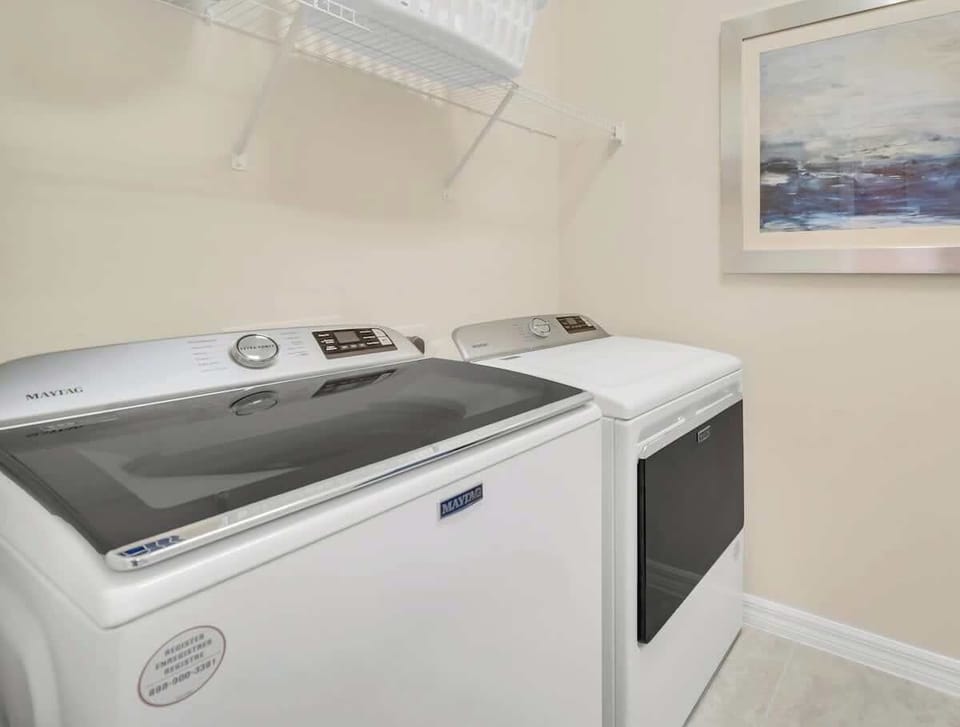 In house washer and dryer