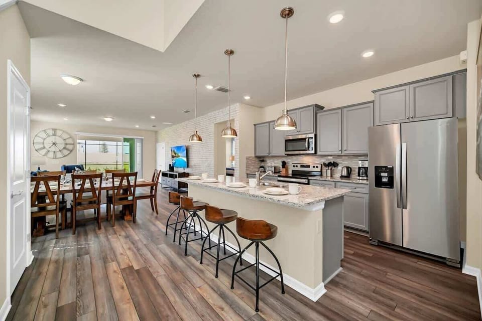Kitchen and dining