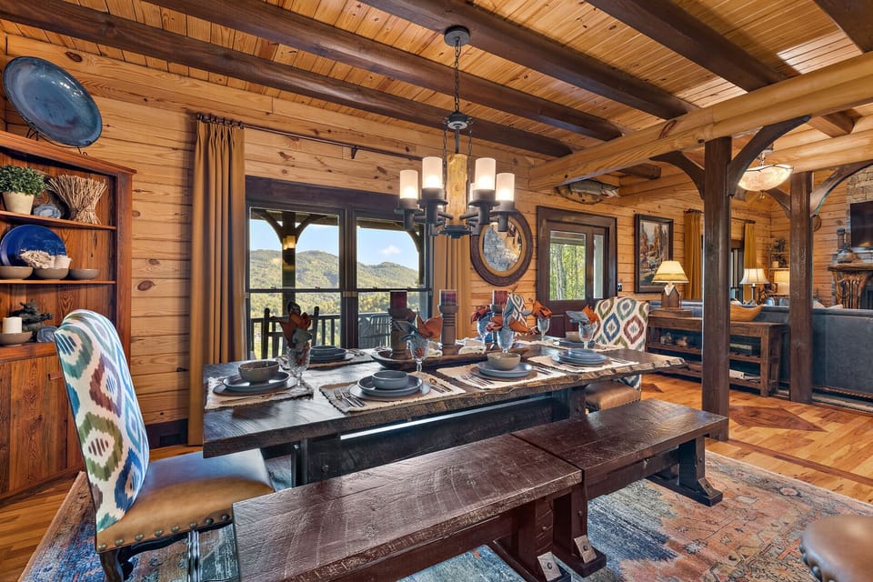 Large Farmhouse Dining Table