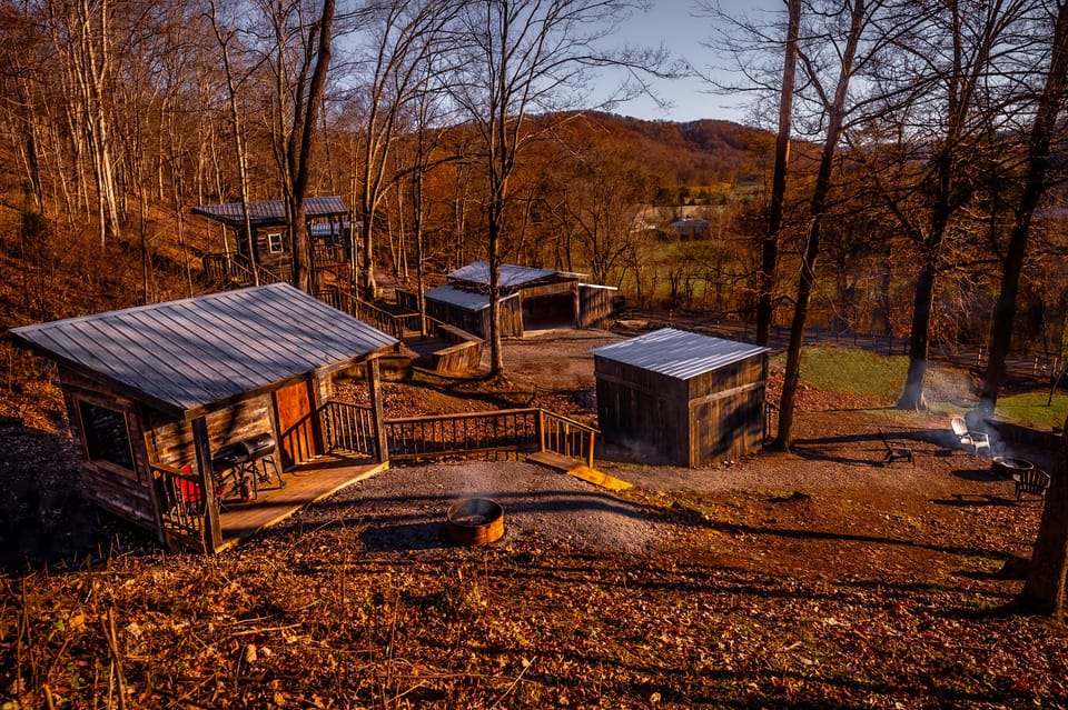 View of Cabin and the Property