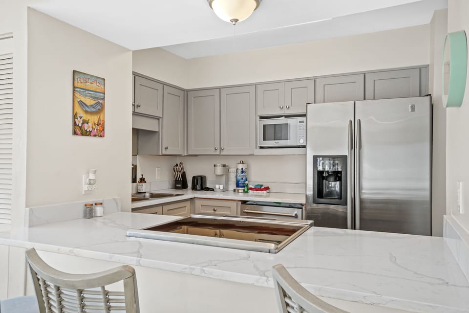 Ample room for preparing meals