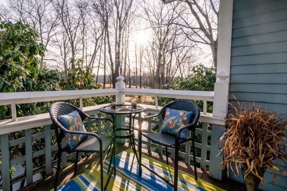 Listen to the tranquil sounds of the fountain while enjoying your morning coffee! 