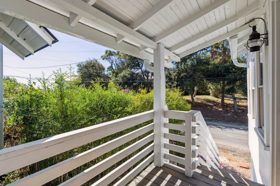 Porch with ocean views