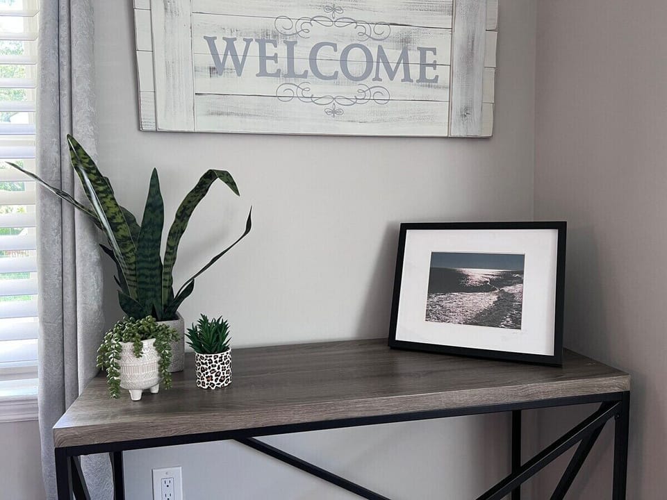 Modern design meets rustic charm in this stunning home.