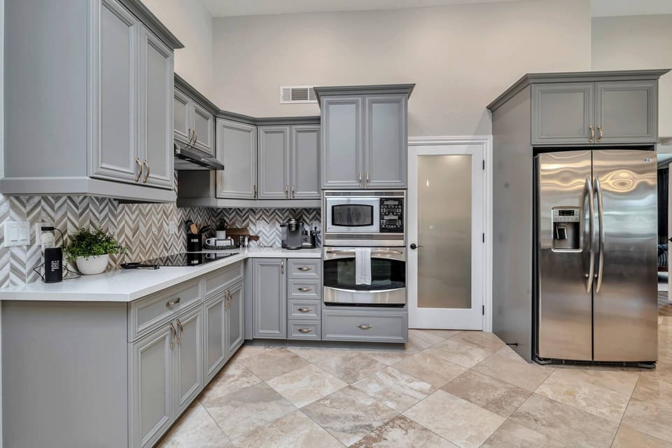 Beautiful updated kitchen perfect for staying in and cooking your meals