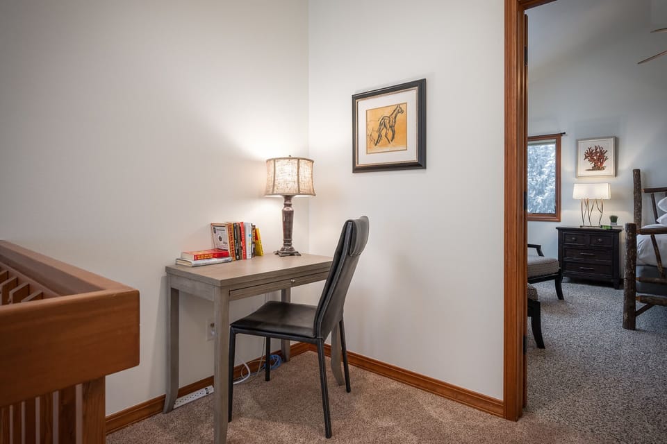 Small office space on upper level