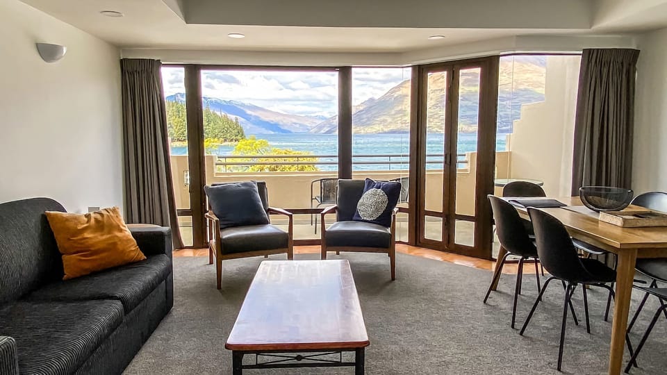 Open plan lounge and dining area