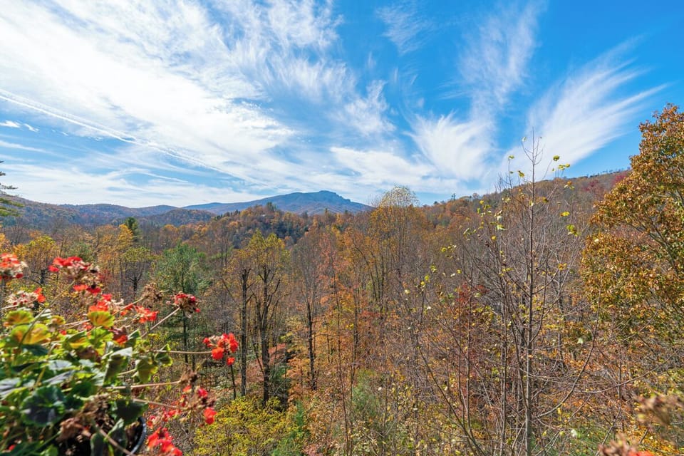 Grandfather Mountain View in the Fall