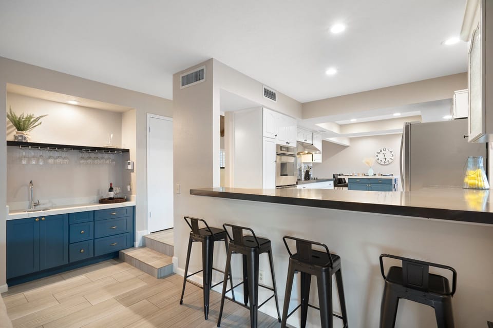 wetbar and bar seating in living room 2