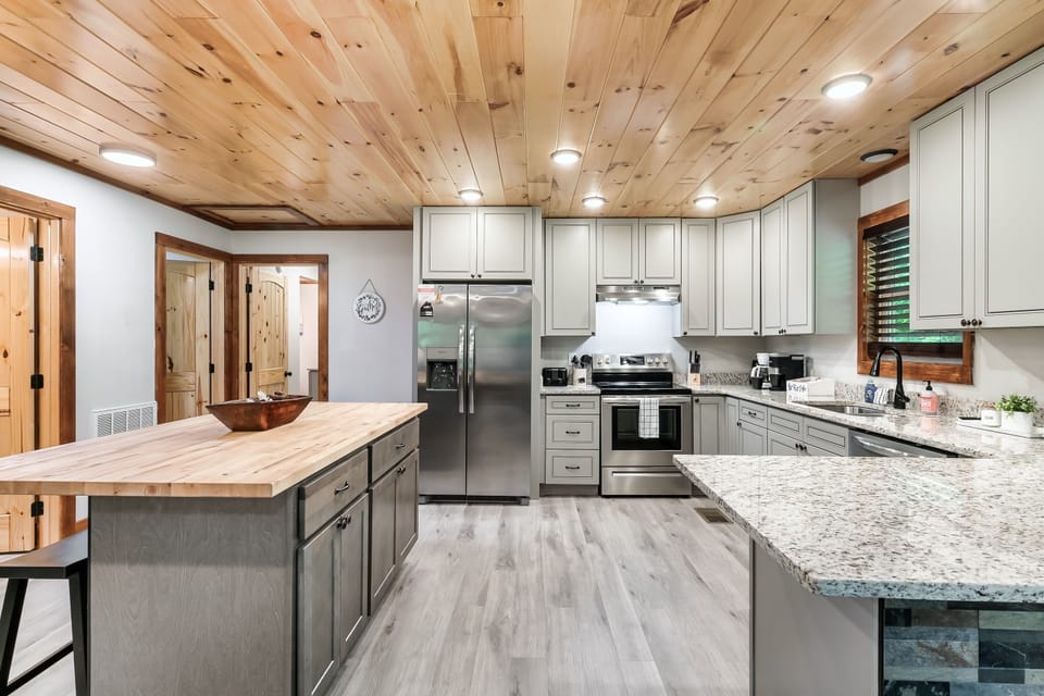 Ample Kitchen Counter Space