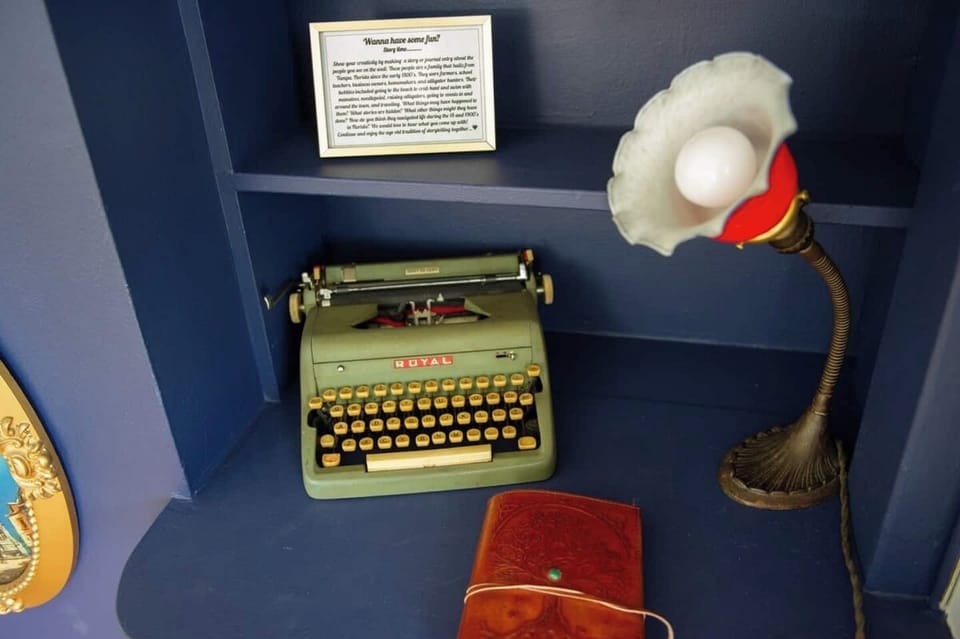 You will notice plenty of vintage pieces around the home, that we used to create a unique space that our guests would love. Creatively crafted by a local artist, this room is super entertaining!  