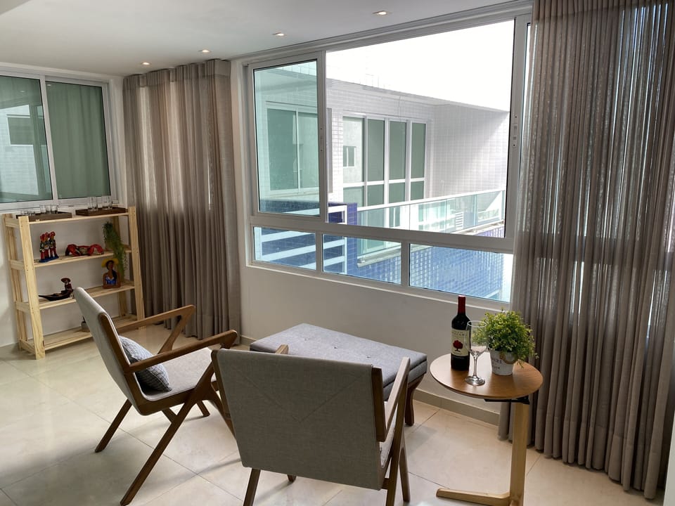 Family Apartment | Living area | 32-inch Smart TV with cable channels, TV