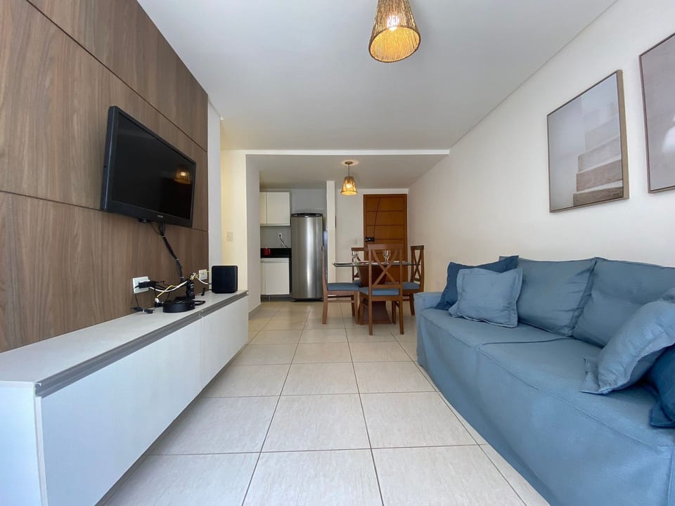 Comfort Apartment | Living area | 32-inch Smart TV with digital channels, TV