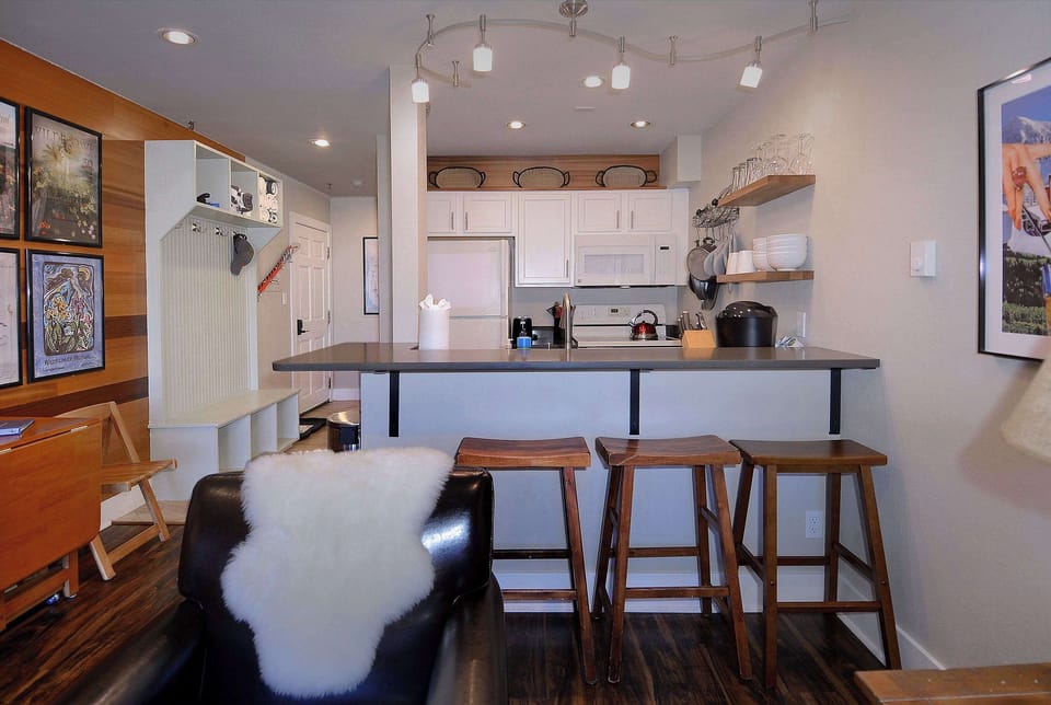 Fully stocked kitchen