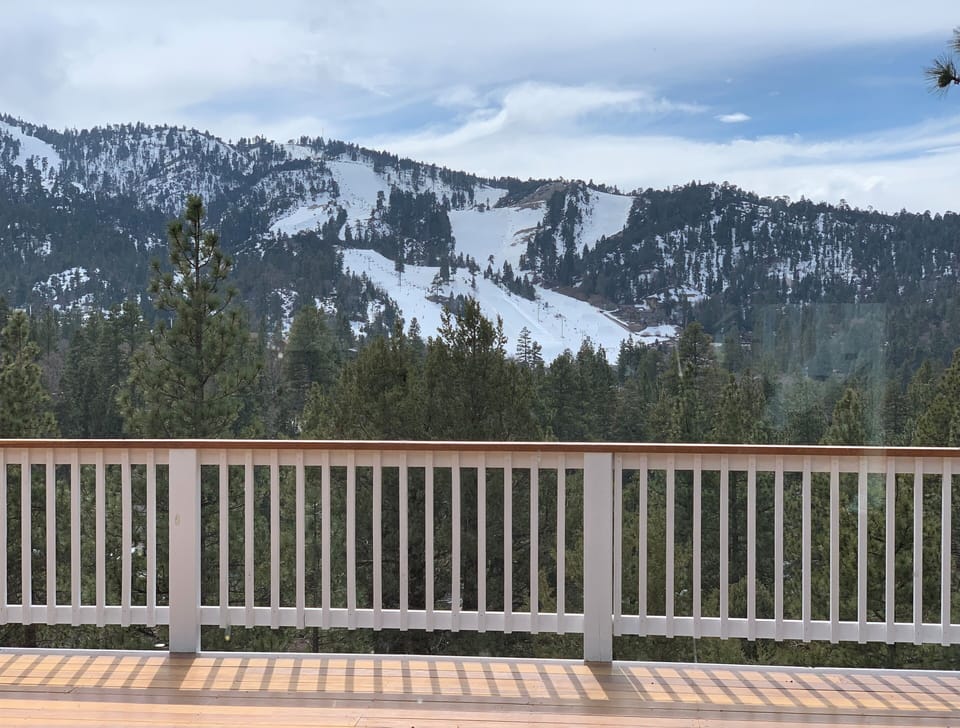 Slope View from Back Deck - Slope View from Back Deck