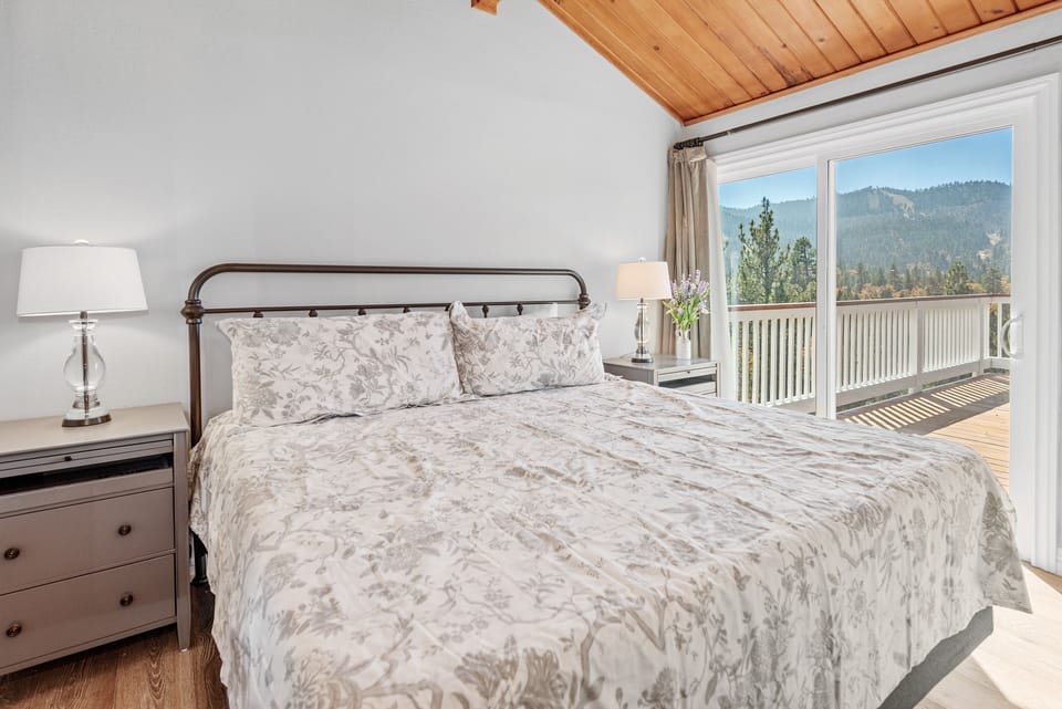 Bedroom 1 with views