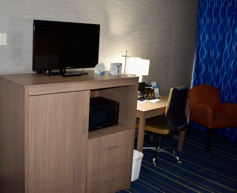 In-room safe, desk, blackout drapes, iron/ironing board