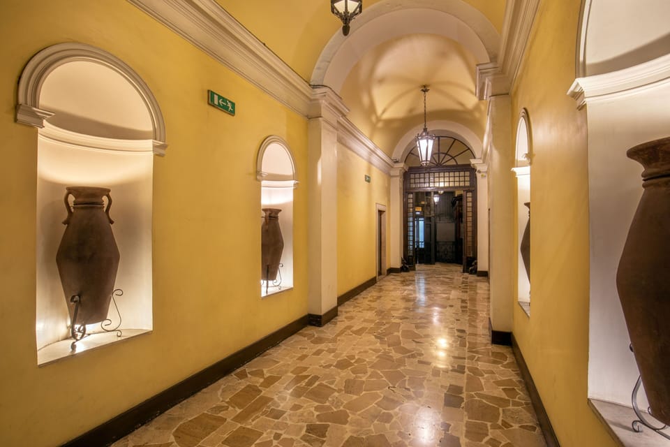Interior entrance