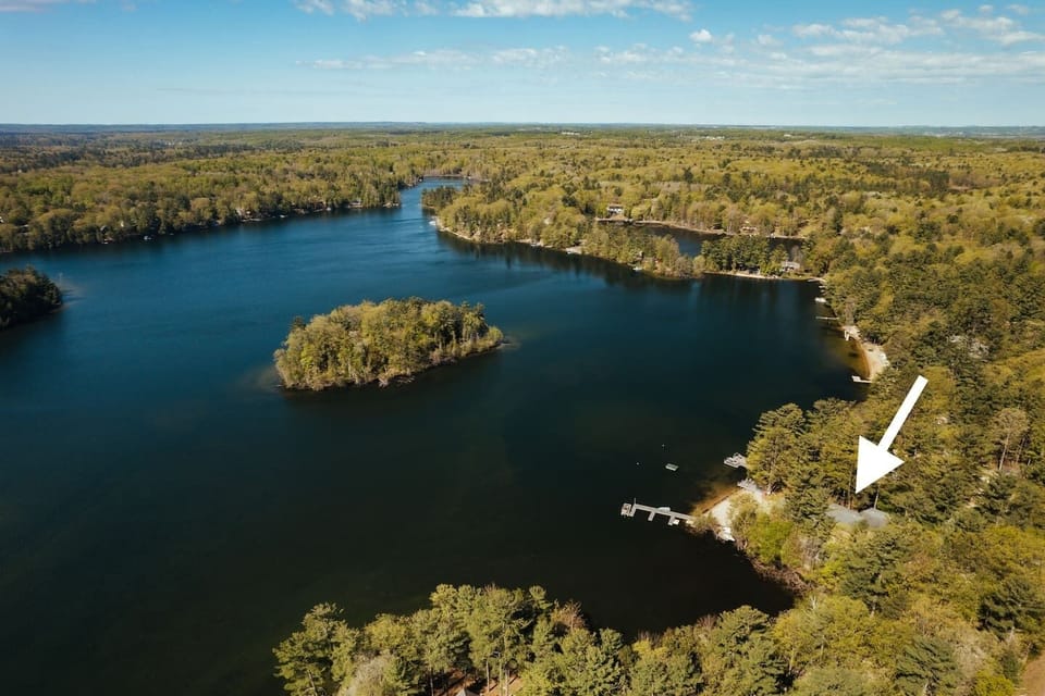 Get out on the water and explore the winding coves of Spider Lake.