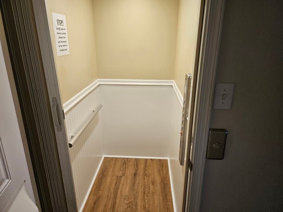 Elevator access—easy for every generation.