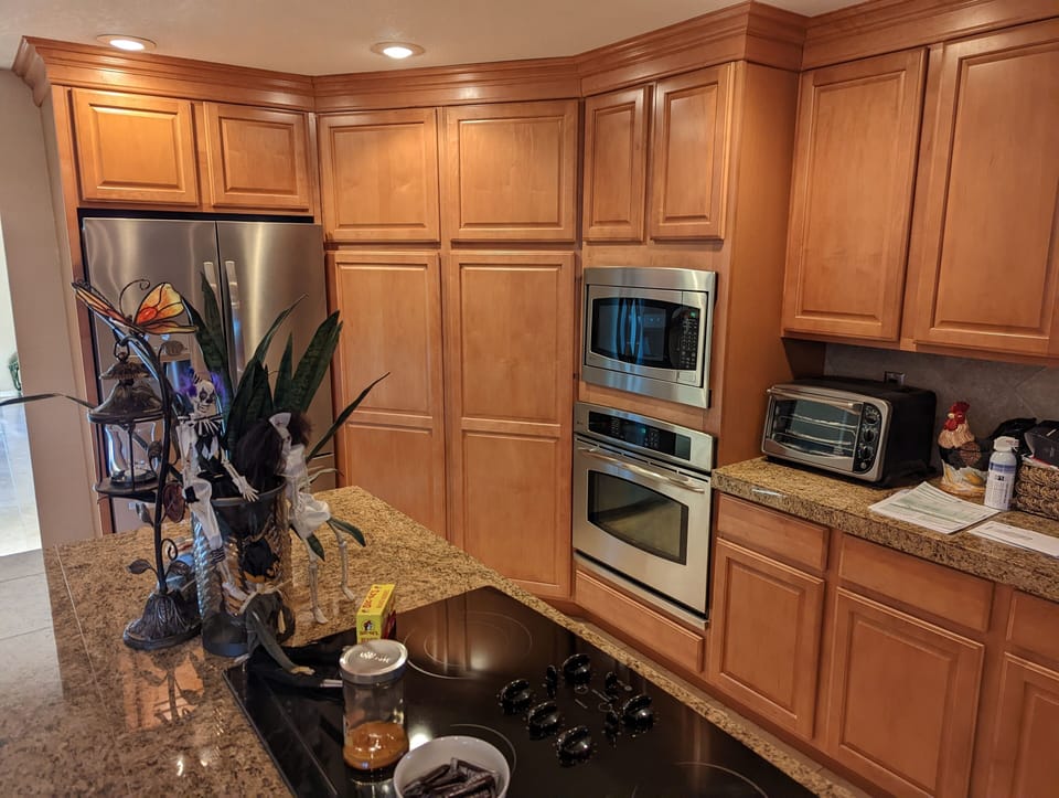 Microwave and oven