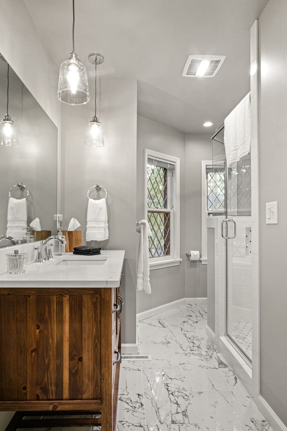 Private primary bathroom