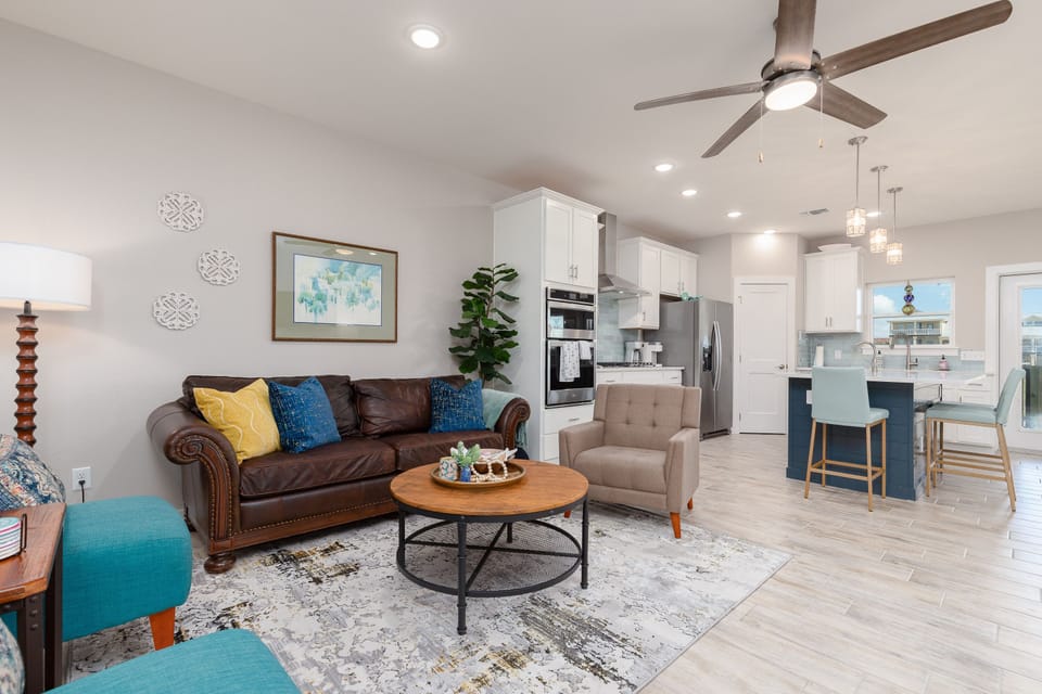 Second Level, Living and Kitchen