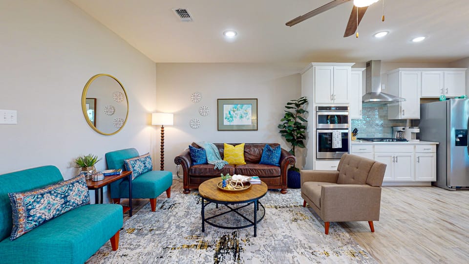 Second Level, Living and Kitchen