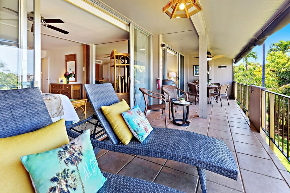 Large Patio - Expansive Patio from Living Room to Bedroom
