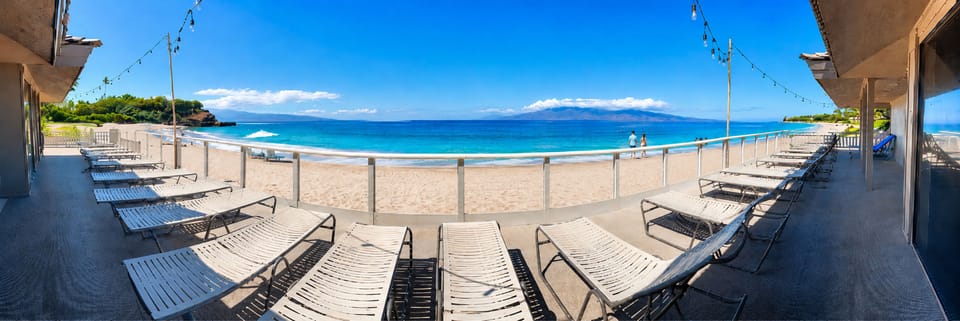 Welcome to the Maui Eldorado Beach Cabana! 
Your exclusive beachfront retreat — relax in shaded comfort, just steps from the soft sands and turquoise waters of Kaanapali Beach