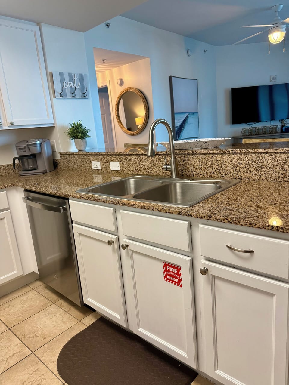 Spacious Kitchen with all the comforts of home. New Appliances.