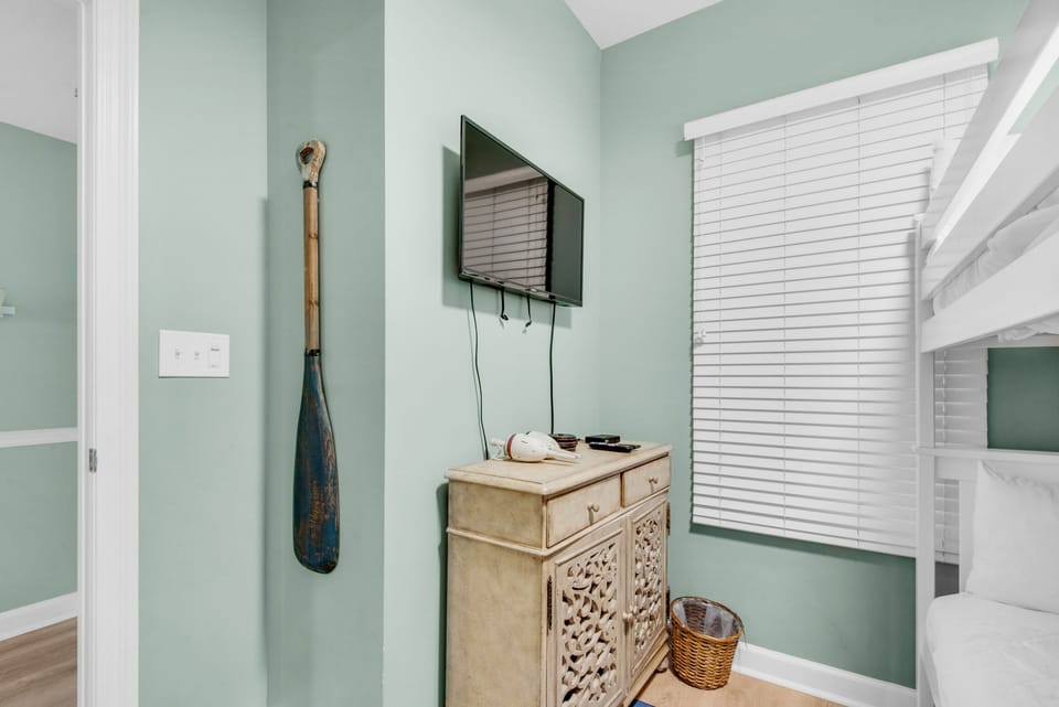Bunk room with flat screen
