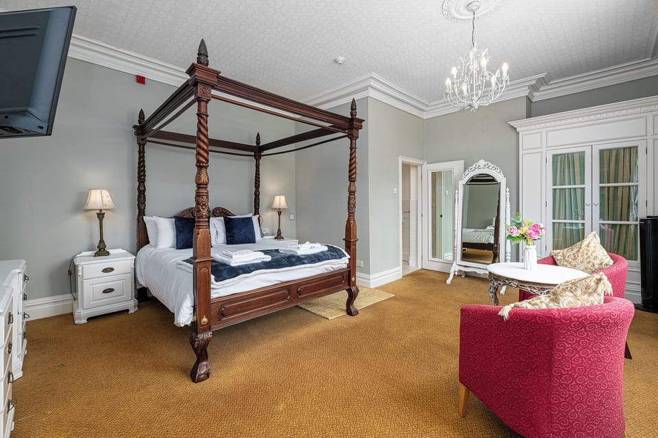 Honeymoon Double Room | Laptop workspace, iron/ironing board (on request), bed sheets