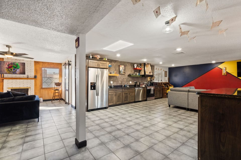 View from entryway of home