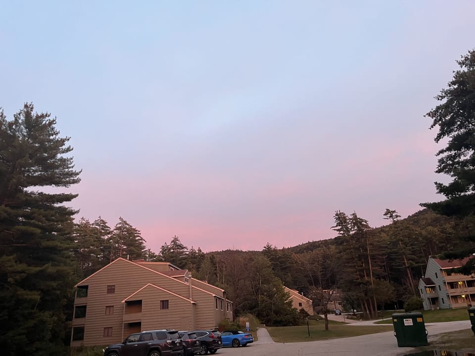 Picture taken from the front door of the condo