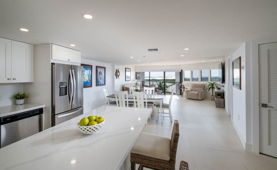 Kitchen, Dining and Lliving Room