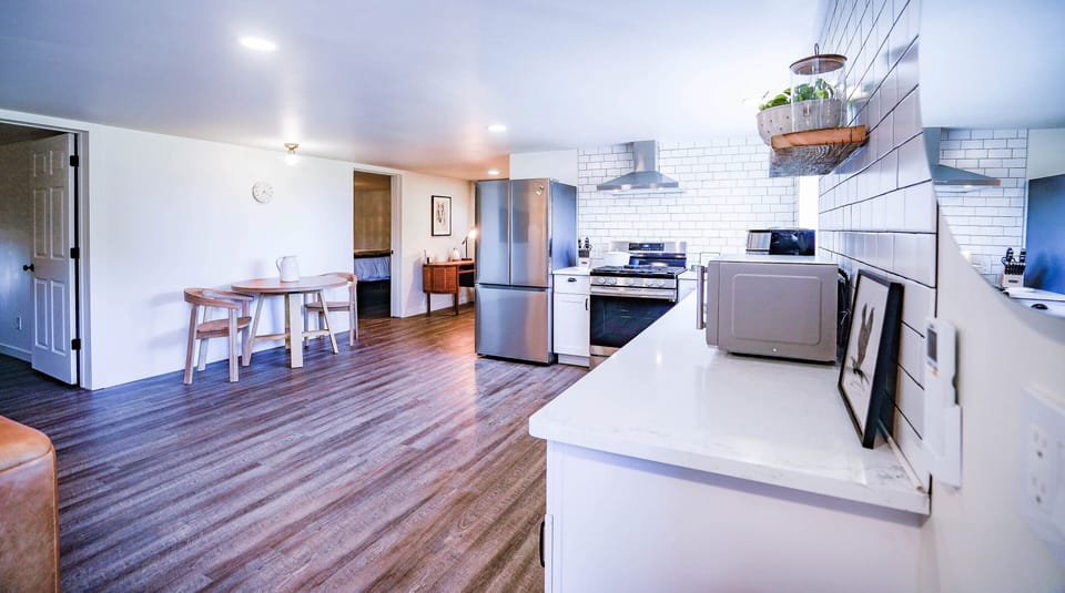 Open concept Living , Dining and Kitchen