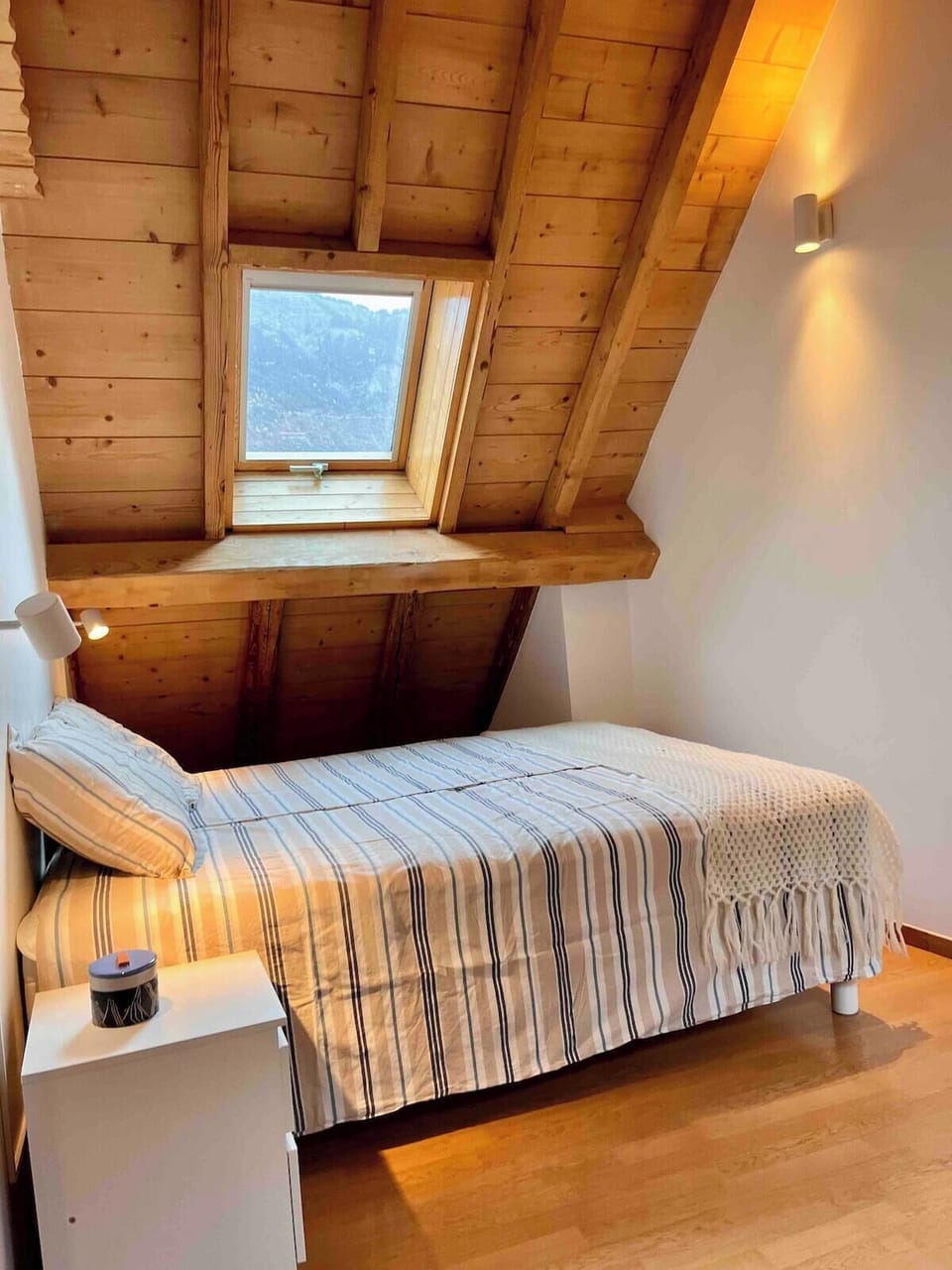 Second floor bedroom with double bed
