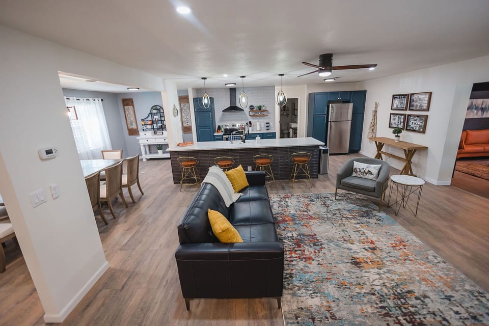 Kick back and enjoy the open concept with family and friends.
