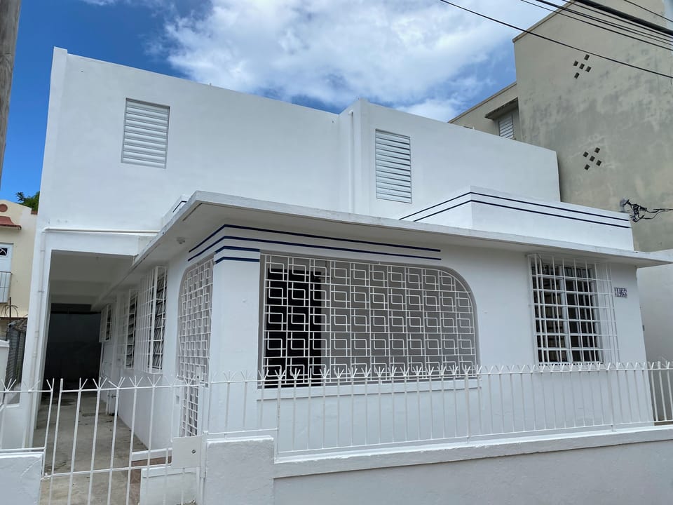 Front of the house.