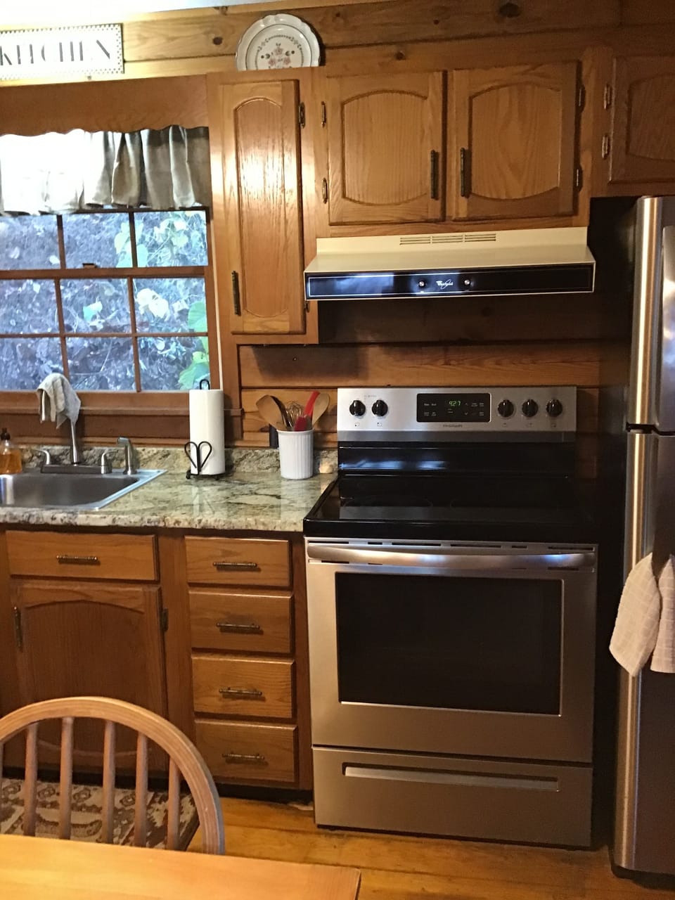 Kitchen area.  