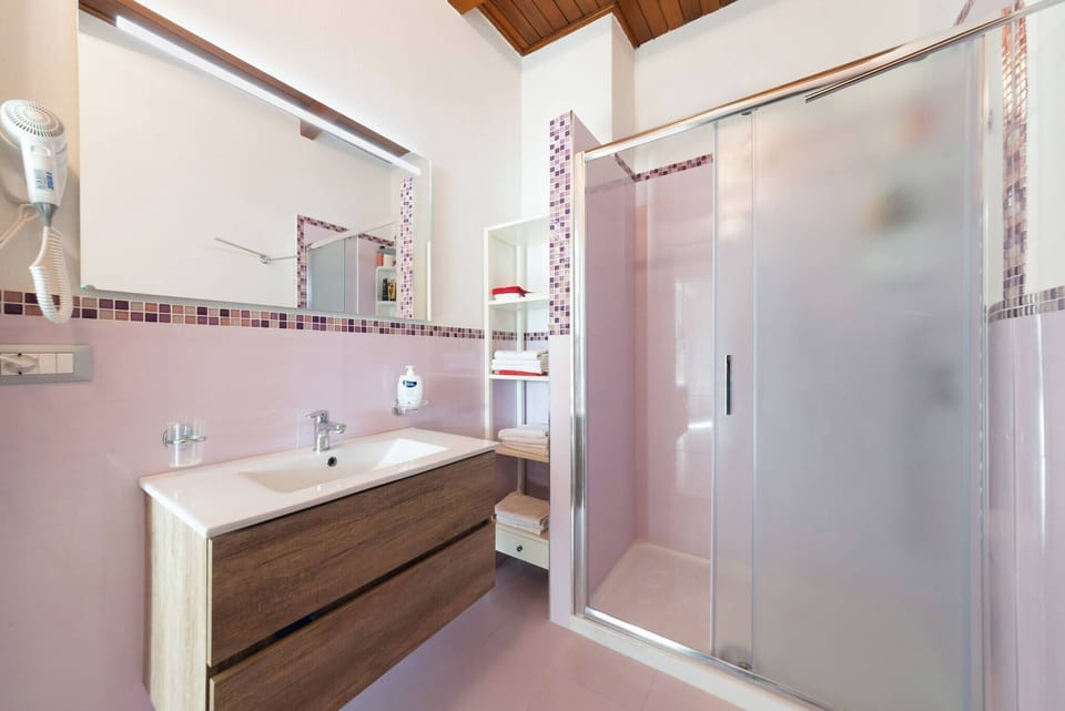 Apartment, 2 Bedrooms, Balcony, City View | Bathroom shower