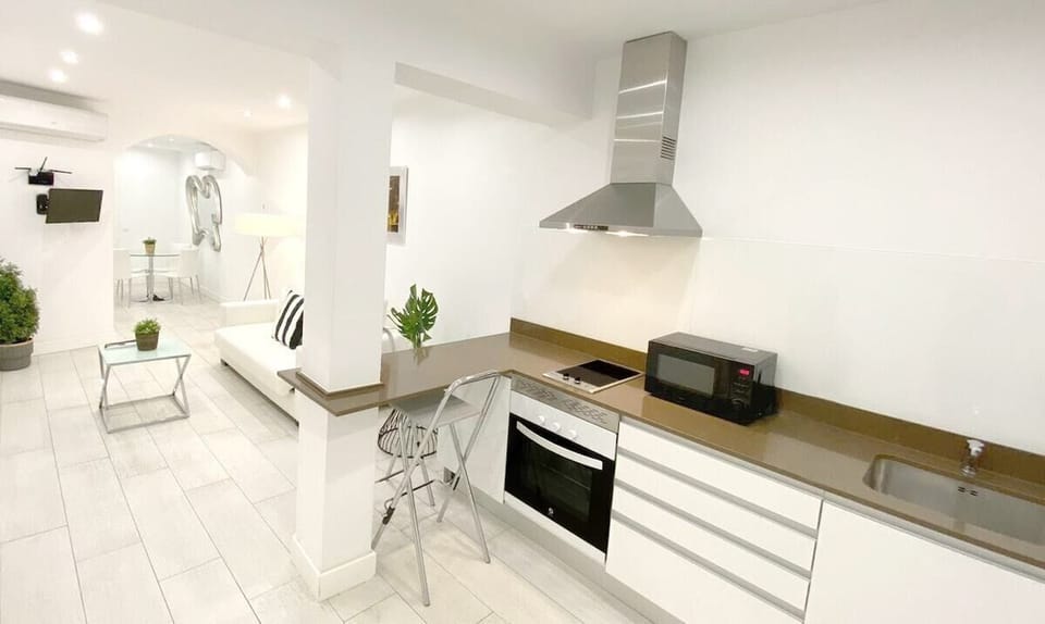 View of kitchen and living-dining room
